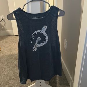 Peloton Heather Grey-blue Tank Top. Size Large.